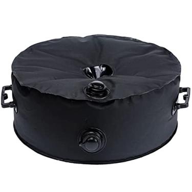 Imagem de Peso base de guarda-chuva de grande capacidade, bolsa de peso para guarda-sol resistente, reutilizável e deslocada, base de suporte de guarda-chuvas cantilever para uso no jardim ao ar livre no pátio