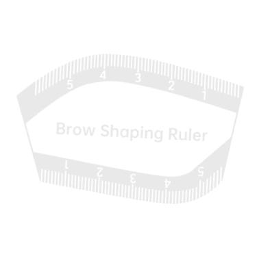 Imagem de Kokiya Régua para Modelagem de Sobrancelhas, e Ideal para Iniciantes, Guia Profissional para Desenho Rápido de Sobrancelhas, Style B
