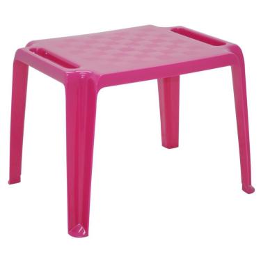 Imagem de Mesa Infantil Tramontina Dona Chica em Polipropileno Rosa