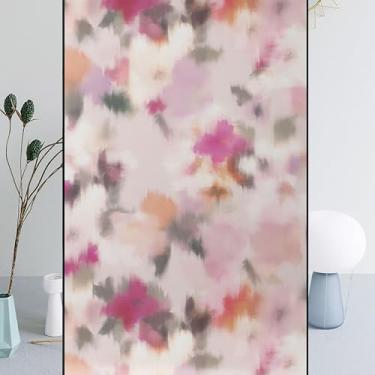 Imagem de Generic 1 peça de película de janela de privacidade fosca adesivo de janela PVC colorido 78,7 x 9,3 polegadas