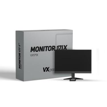 Imagem de Monitor LED Vxpro 17.1" Pol VX171X, Full HD, 75Hz, Bivolt,, HDMI e VGA