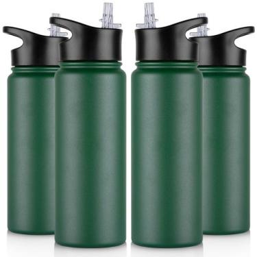 Imagem de Garrafa térmica VQRRCKI 710 ml em aço inoxidável, pacote com 4 unidade