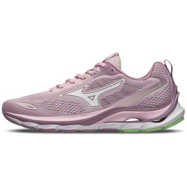 Imagem de Tênis de Corrida Feminino Mizuno Wave Dynasty 5, Rosa, 40