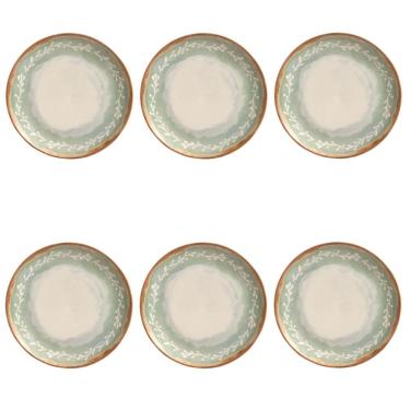 Imagem de Conjunto De Pratos Rasos 06 Peças Coup New Mediterrâneo Porto Brasil