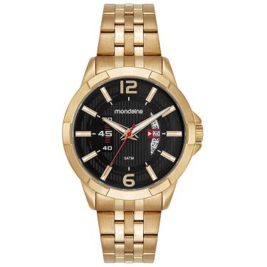 Imagem de Relogio Mondaine Masculino Ref: 99808Gpmvde1 Casual Dourado