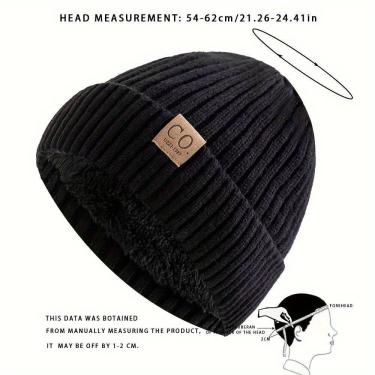 Imagem de Gorro De Inverno - Forro, à Prova De Vento & Aquecedor De Orelhas Preto