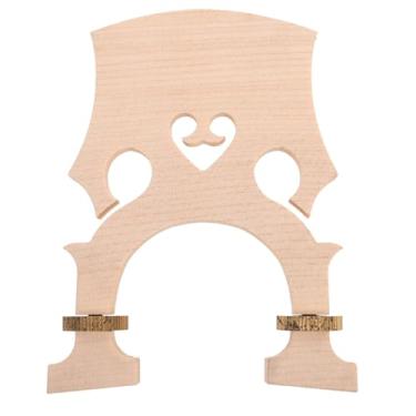 Imagem de Kisangel Ponte de violoncelo de madeira de bordo ajustável 3/4 opções baixas e altas substituição estilo europeu para melhor desempenho