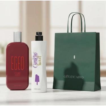 Imagem de Kit Natal Perfume Capricho Sweet E Egeo Choc High C/ Sacola - O Boticá