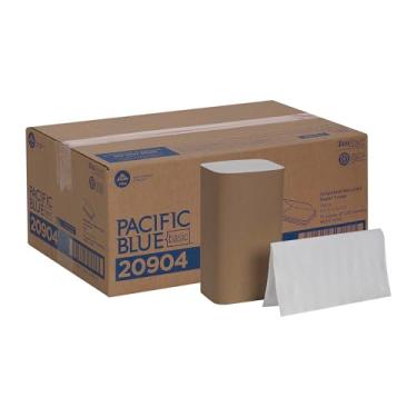 Imagem de Toalha de papel Acclare, dobrável de 23,5 cm x 26,5 cm, 20904 – caixa com 16