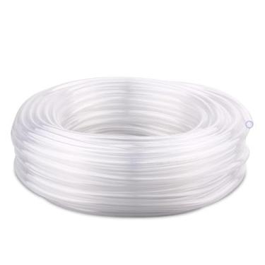 Imagem de AQUADIAI Tubo de vinil transparente de 2,5 m de PVC - tubo multiuso de grau alimentício para linha de cerveja, Kegerator, vinificação, aquaponia, mangueira de ar