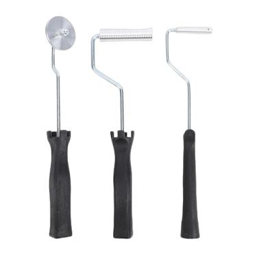 Imagem de Yunir Kit de Ferramentas de Rolo de Fibra de Vidro, 3 Peças Conjunto de Rolo de Bolha de Laminação de Resina de Fibra de Vidro para Banheira, Chuveiro, Reparo de Barco