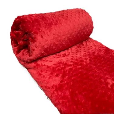 Imagem de Manta Casal, Cobertor Manta Fleece Soft Casal Queen Microfibra Grosso - Inverno 2,40 X 2,20m(Vermelha Bolha)