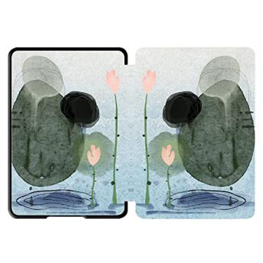 Imagem de Yzlvigrous Capa para Kindle Paperwhite 12ª Geração/Colorsoft Signature Edition 2024 de 7", Modelo: SA568B/SA569P/SA59CP, Capa Ultrafina com Recurso de Repouso/Despertar Automático