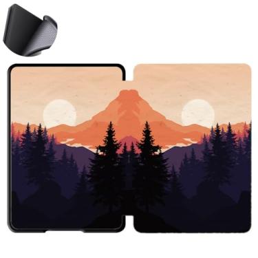 Imagem de Yzlvigrous Capa para Kindle Paperwhite 12th/Coloroft Signature Edition 1ª Geração 2024, Tampa Traseira de TPU Macia de 7 Polegadas com Sono/acordamento Automático, Modelo: SA568B/SA569P/SA59CP