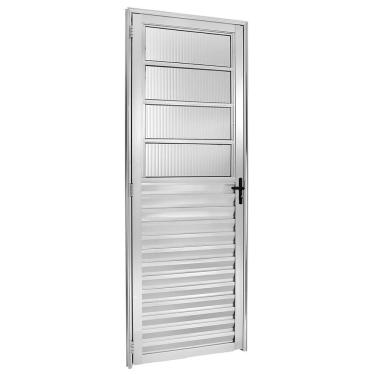 Imagem de Porta Basculante Direita Vidro Mini Boreal 210x90cm Brilhante Ecosul Esquadrisul