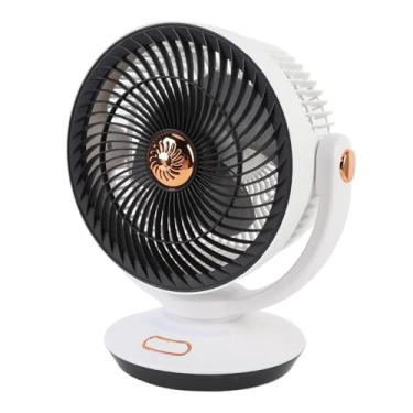 Imagem de SPYMINNPOO Ventilador de Mesa Com Luz Noturna, Ventilador Circulador de Ar Portátil USB Tipo C Oscilante de 4 Velocidades para Escritório Doméstico, Mesa de Acampamento, Pequeno Resfriamento