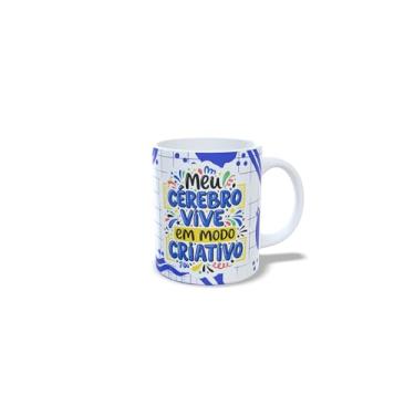 Imagem de Caneca cerâmica 325 ml com frases criativas (22821)