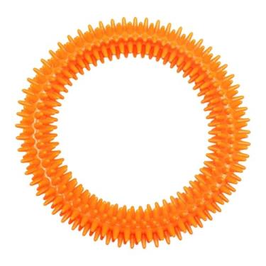 Imagem de MERIGLARE Anel Sensorial com Pontas, Massagem Sensorial, Brinquedo Anti- Flexível, Pulseira Anti- para Educação Infantil, Crianças e Adultos, Laranja