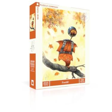 Imagem de New York Puzzle Company - Quebra-cabeça de 500 peças Peter de Sève Freefall - Natureza - Outono, Intermediário, 10 anos e acima