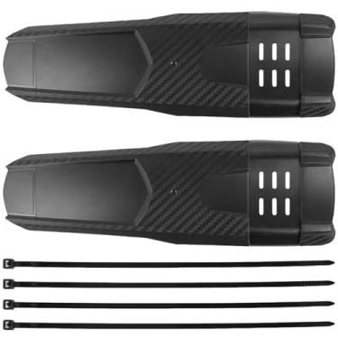 Imagem de Para-lama para bicicleta de montanha, guarda-lama dianteiro e traseiro para bicicleta, compatível com pneus de 20", 26", 27,5" e 29", peças universais para bicicleta (1/2 peças)(XQ221 2PCS)