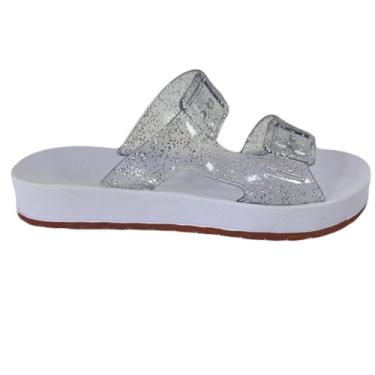 Imagem de Chinelo Confortável – Chinelo Feminino e Masculino, Sandália Rasteira Casual para Verão e Uso Diário(Branco,35)