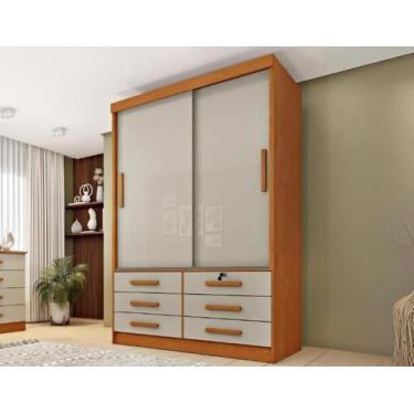 Imagem de Guarda Roupa Chicago 2 Portas Sem Espelho - Móveis Tcil - Tcil Móveis