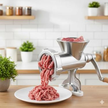 Imagem de Moedor de Carne Manual Nº10 Máquina para Embutidos e Alimentos
