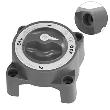 Imagem de Zhjvihx Interruptor do Cabo da Bateria, Interruptor Impermeável do Isolador da Bateria de 4 Posições para Iates para Motorhomes para Máquinas de Construção (#12)