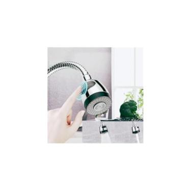 Imagem de Torneira Gourmet de Parede com Ducha para Cozinha, Inox, Material Zinco ABS PP, 52cm Comprimento, Monocomando Giratória, 450g