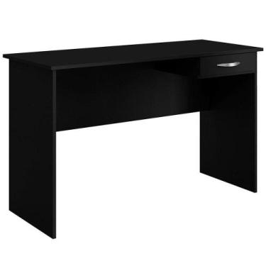 Imagem de Mesa Para Computador/notebook 1 Gaveta Mali Preto - MOBLIS MÓVEIS