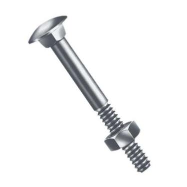 Imagem de Parafuso Francês Com Porca Sextavada 3-8 X 9 - Kit Com 50 Unidades