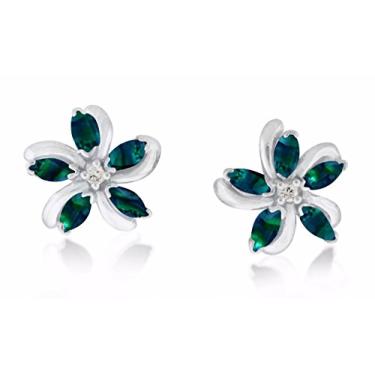 Imagem de Brincos de Alexandrita | Designed by Ellen Brincos de diamante de alexandrita que muda de cor natural em ouro 14k, Ouro amarelo, Alexandrita