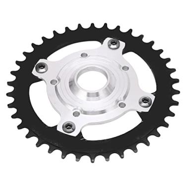 Imagem de KIMISS Kit de Coroa e Adaptador para Bicicleta Elétrica 38T 104 BCD para Motor de Acionamento Médio Tongsheng - Conversão de Liga de Alumínio para Desempenho Aprimorado (Preto)