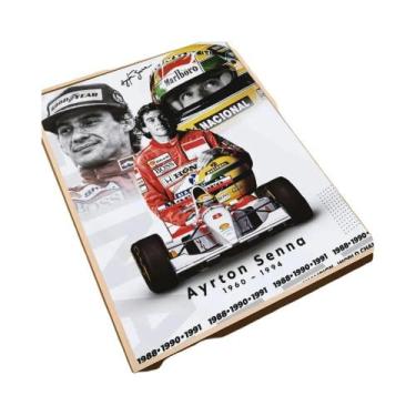 Imagem de Pôster Clássico Vintage De Ayrton Senna, Adesivo Artístico À Prova d'Á