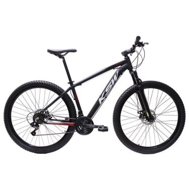 Imagem de Bicicleta Aro 29 Ksw Bike Alumínio Câmbios Shimano 21 Marchas Preto Fos -ad Verme Bco 21