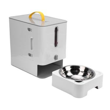 Imagem de Luocute Distribuidor Automático de Comida para Cães e Gatos, Alimentador para Animais de Estimação de Grande Capacidade Com Tecnologia de Vedação para Armazenamento de Alimentos Frescos, (Cinza)