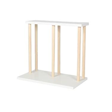 Imagem de Organizador de mesa pequena estante multifuncional para escritório e escritório doméstico, estante de livros/estantes de livros