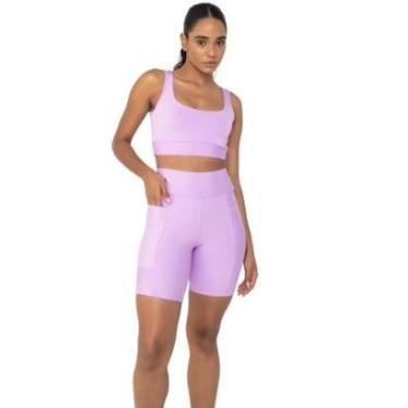 Imagem de Bermuda Amei Sports Feminina Fitness Bolsos Laterais - 20163-Unissex