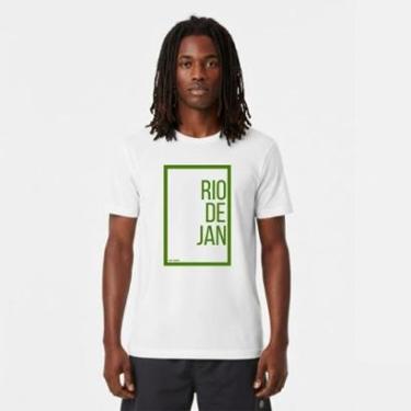 Imagem de Camiseta Masculina Algodão Premium Skate Surf Praia Streetwear RIO DE JANEIRO-Masculino
