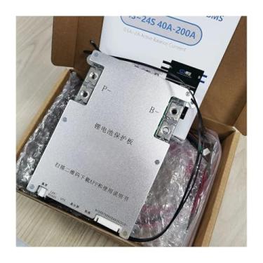 Imagem de JK Smart BMS Smart BMS Active Balance 1A 2A Li-Ion Lto Lifepo4 4S 8S 16S 24S Corrente de saída contínua 60A 80A 100A 150A 200A BT RS485 BMS Equalizador de bateria (Cor: B2A8S20P, Tamanho: BMS)