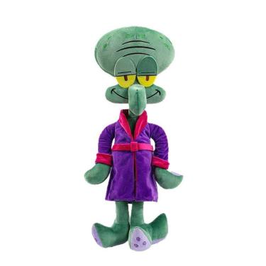 Imagem de Brinquedo de boneca de pelúcia Squidward Green Pijama 40cm para crianças