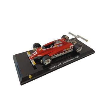 Imagem de OPO 10 - Formula 1 Compatible with Ferrari 126 C2 Gilles Villeneuve 1982-1/24 Scale Miniature Car - GF049