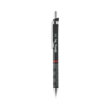 Imagem de Lápis Mecânico Rotring Tikky Branco E Preto 05 07mm Grafite Com Empunh