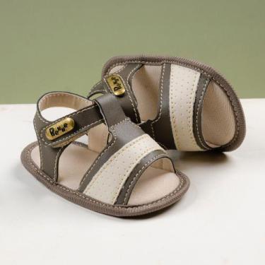 Imagem de sandalia masculina infantil recém nascido benne, Chumbo, 18