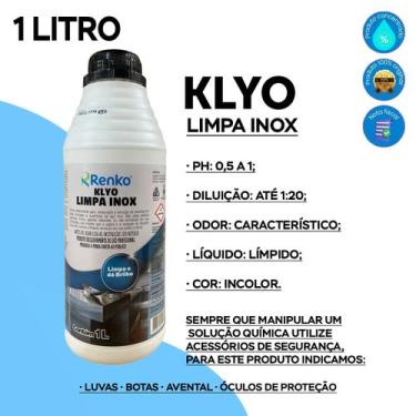 Imagem de Limpa Inox 1L Rende até 20 Litros - Renko 1 Litro - KLYO, LIMPA INOX