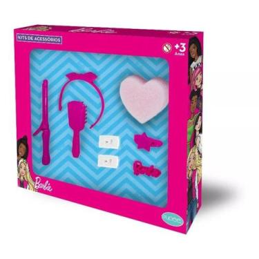 Imagem de Barbie - Kit de Acessórios de Boneca - Cacheador/Tiara - Pupee