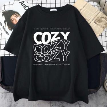 Imagem de Camiseta Beyonce Cozy Renaissance Camisa Unissex, Preto, P