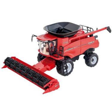 Imagem de Trator Colheitadeira De Grãos Case Axial Flow Brinquedo Agrícola Com P