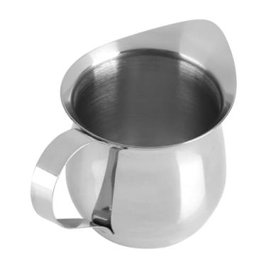 Imagem de Estink Jarra de Creme de Aço Inoxidável, Jarra para Espumar Leite, Copo Espumador de Leite, Copo Multiuso para Arte Em Latte Com Acabamento Espelhado (90 ml/oz)