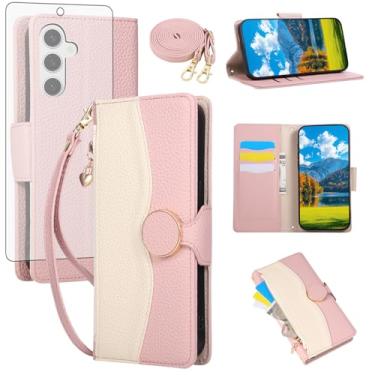 Imagem de Asuwish Capa de telefone para Samsung Galaxy S24 FE PJLZWLLK EUA rosa